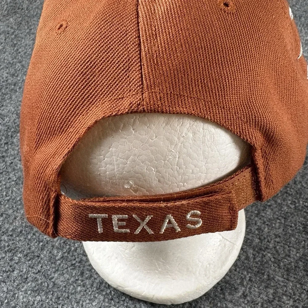 Vintage Texas Longhorns TX Ball Cap Hat Orange‎ Y2K Streetwear NCAA Athletic